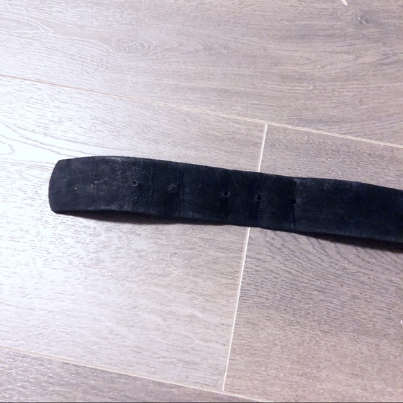 Carlisle black suede gold/blue buckle belt! - Picture 3 of 7